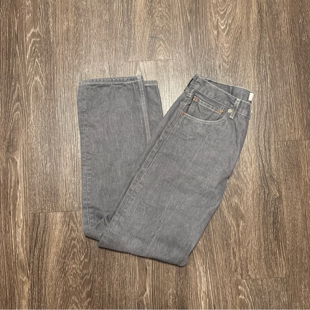 LEVI’S 501 Men’s Jeans Button Fly 34x36 (32x32 Actual)  Straight Leg Gray